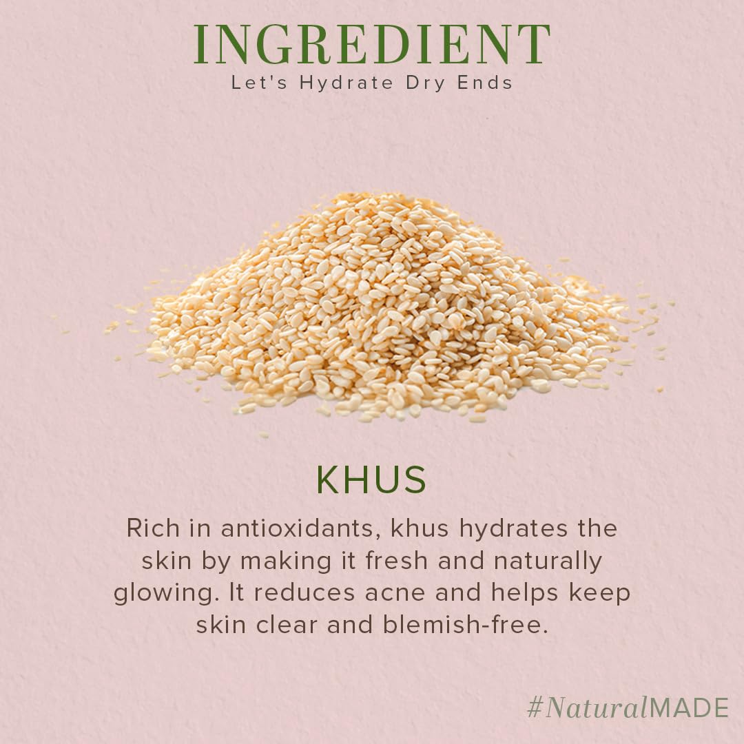 Khadi Natural Khus Handmade Soap| Cooling Herbal Soap for a Refreshing Bath Experience| Infused with Natural Goodness to Revitalize Your Skin| Pack of 2 (125 * 2, 250g)