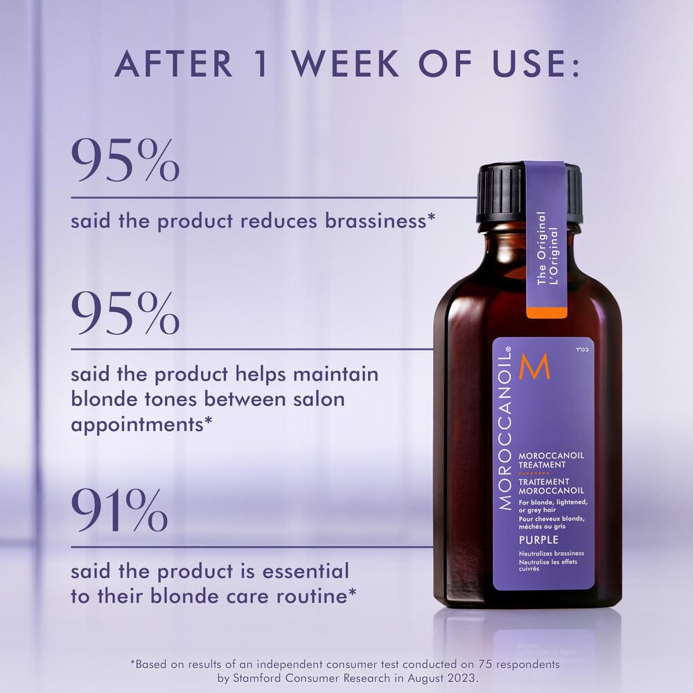 Moroccanoil Treatment Purple Hair Oil for Blonde Hair 50ml