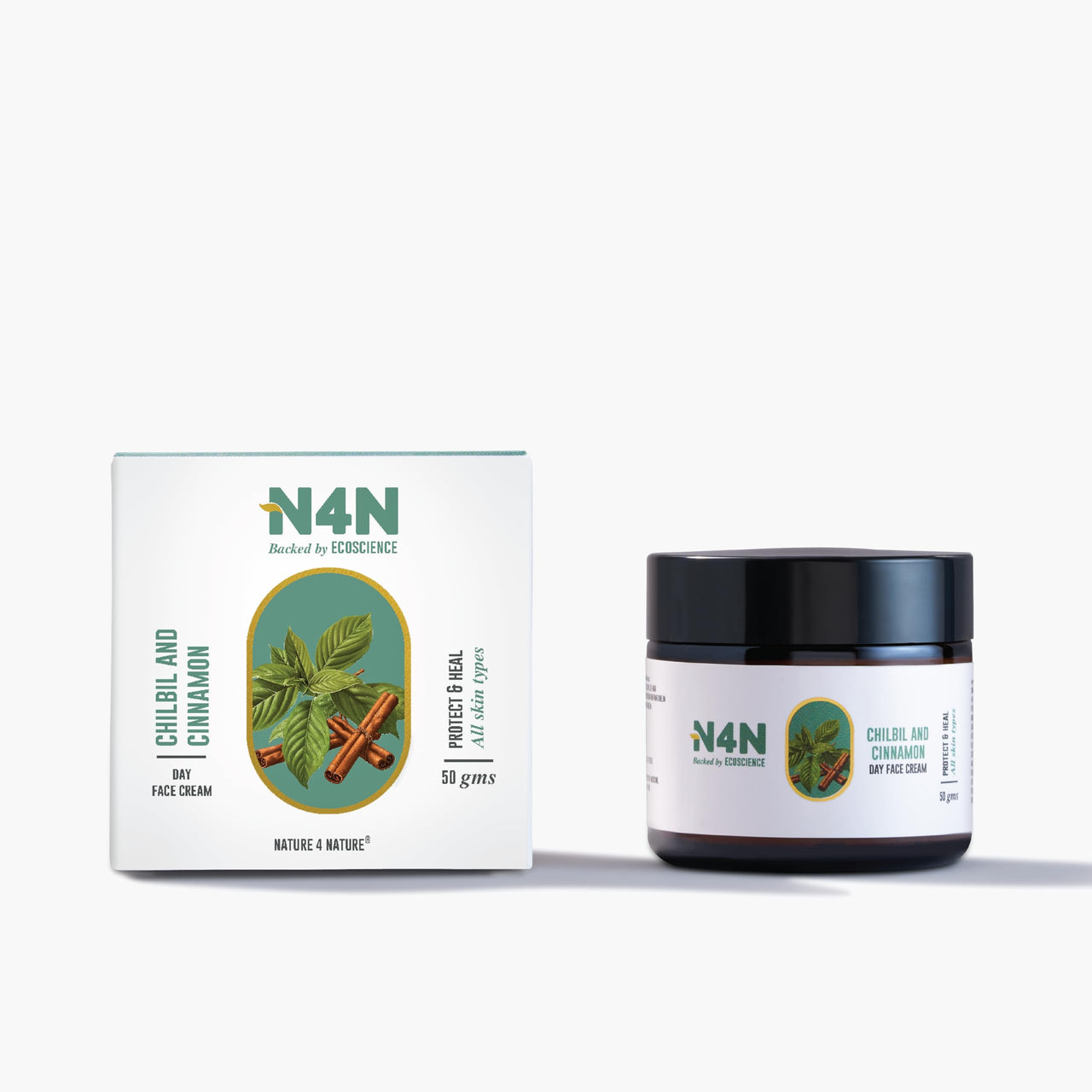 Nature4Nature Day Face Cream for Men & Women | Helps in Glowing Skin and Skin Hydration | Contains Chilbil and Cinnamon | Suitable for all Skin Types | 50gms