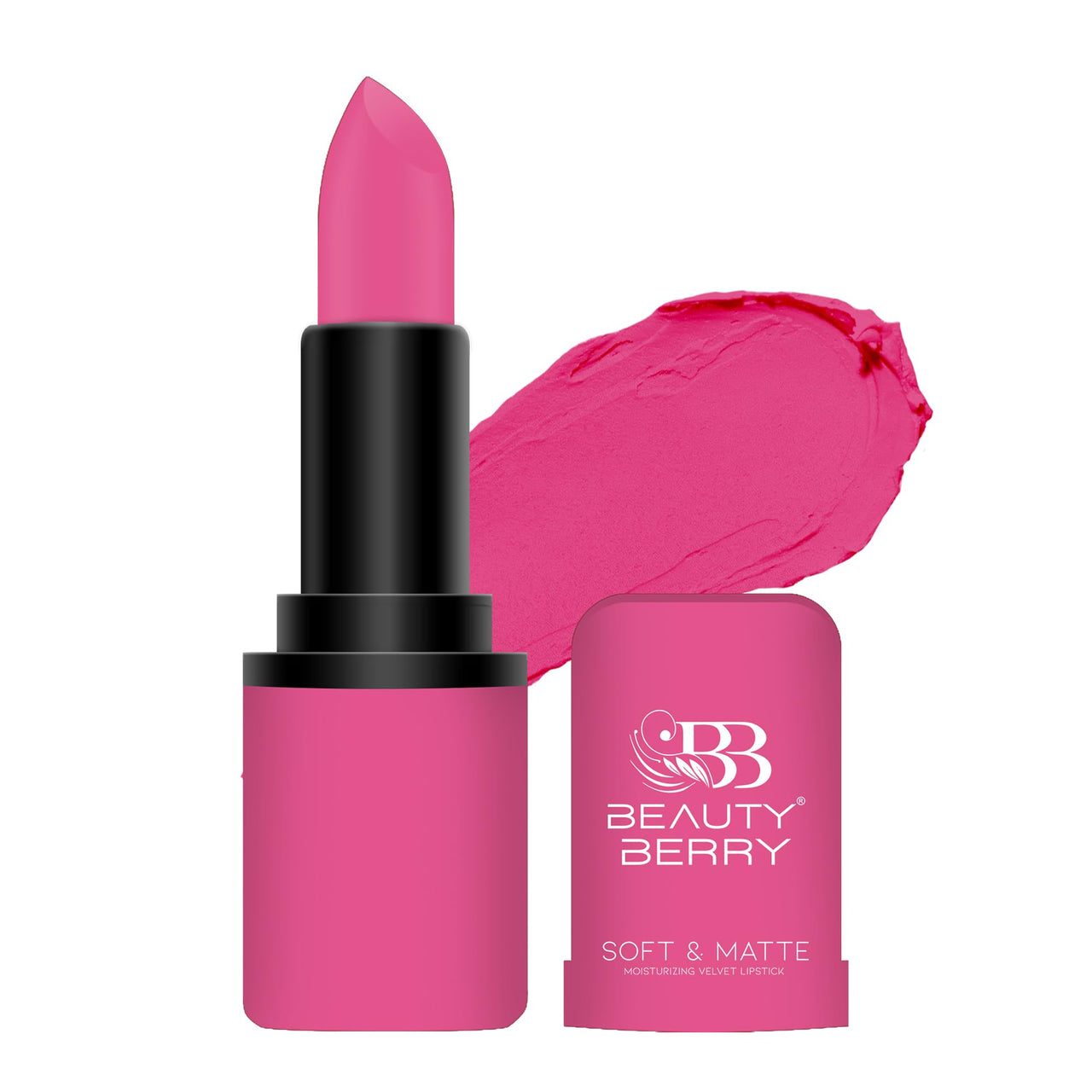 Beauty Berry Soft & Matte Moisturizing Velvet Lipstick For Women - Long-Lasting, Hydrating, High-Pigment Color. (Shade 13)