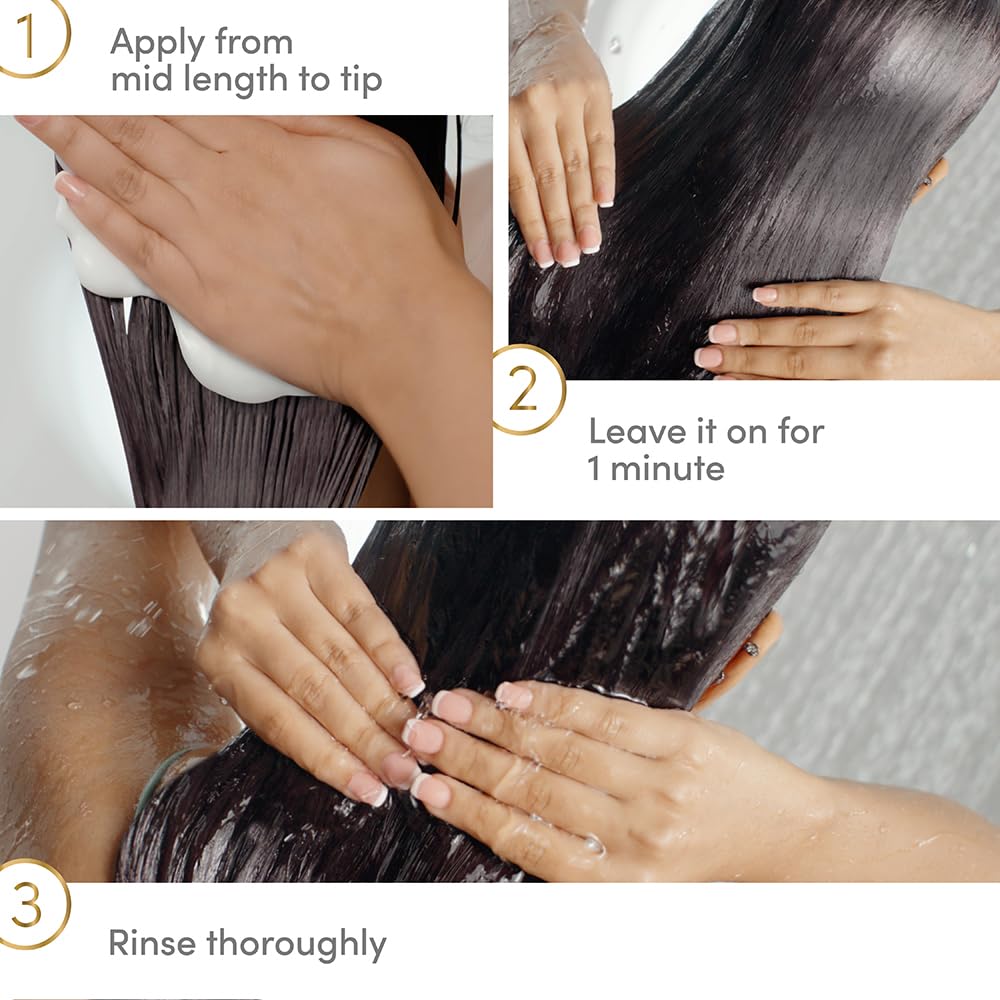 Dove Dryness Care 1-min Conditoner with Bio-Protein Care and Glycerol for dry and rough hair, for upto 72 hours^ of effortlessly detangled, soft and touchably smooth hair | 175ml