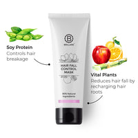 Brillare Hair Fall Control Shampoo, 300 ml & Brillare Hair Fall Control Mask, Hair Conditioner, 125g