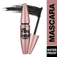 Maybelline New York Mascara, No-clumping, Fanning Brush, Waterproof, Lash Sensational, Black, 9ml (Pack of 2)