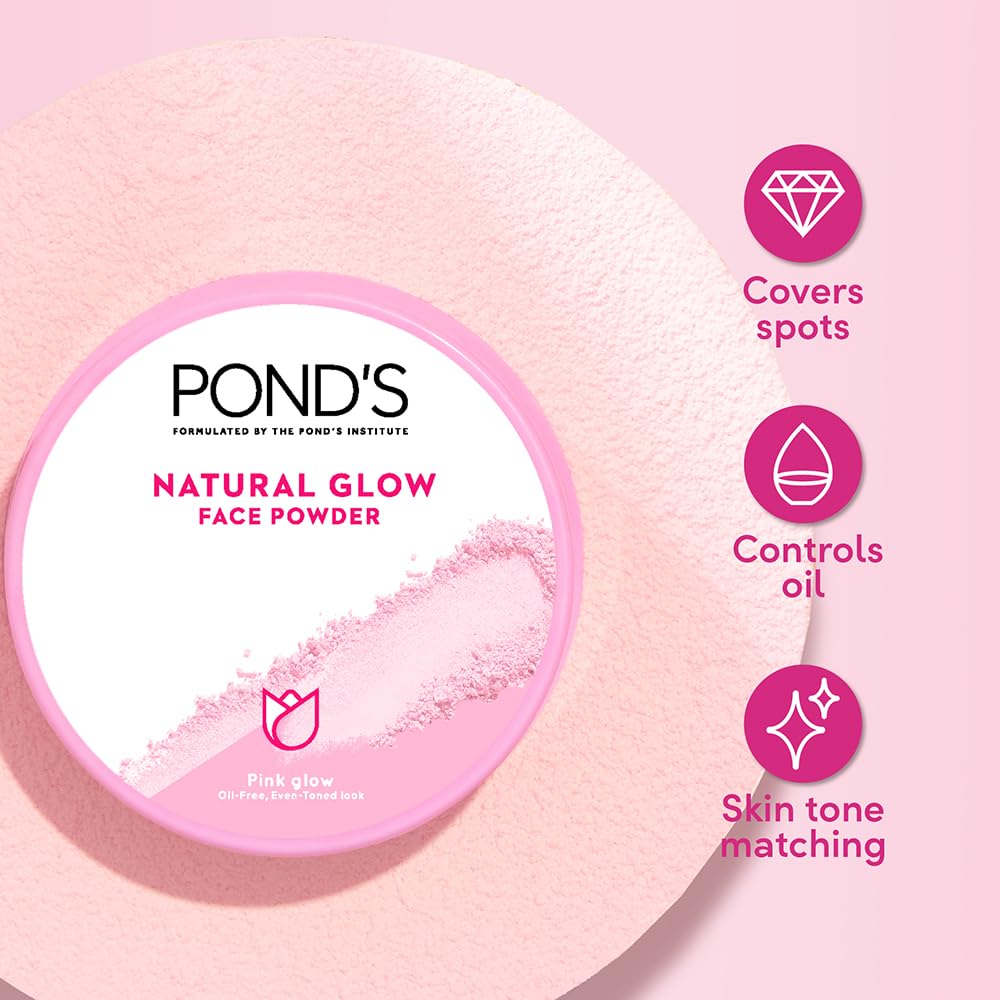 POND's Super Light Gel Oil Free Face Moisturizer 100g & Pond's  Natural Glow Face Powder Combo