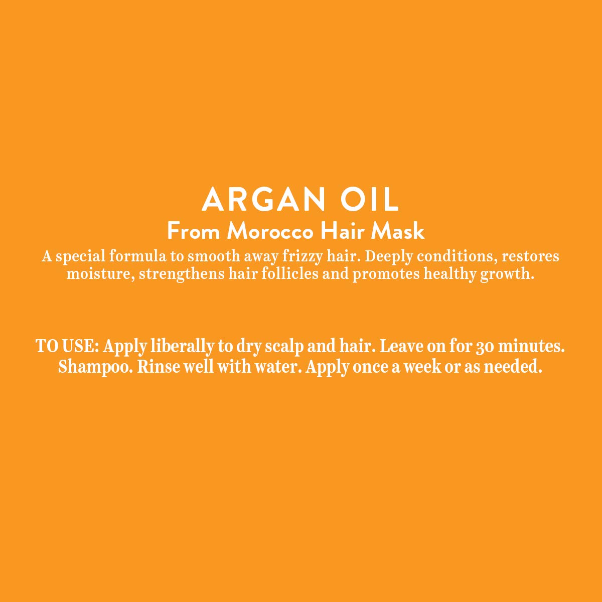 Biotique Argan Oil Hair Mask From Morocco (Ideal For Frizz -Free And Stronger Hair), 175G, 1 Count