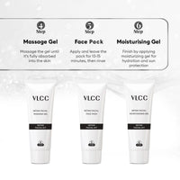 VLCC De-Tan Facial Kit - 180g (150g+30ml) | For Tan Removal | Hydrates, Helps Removes Dark Spots, Pigmentation, Pores, Blackheads & Whiteheads | With SPF 15+ Moisturizer