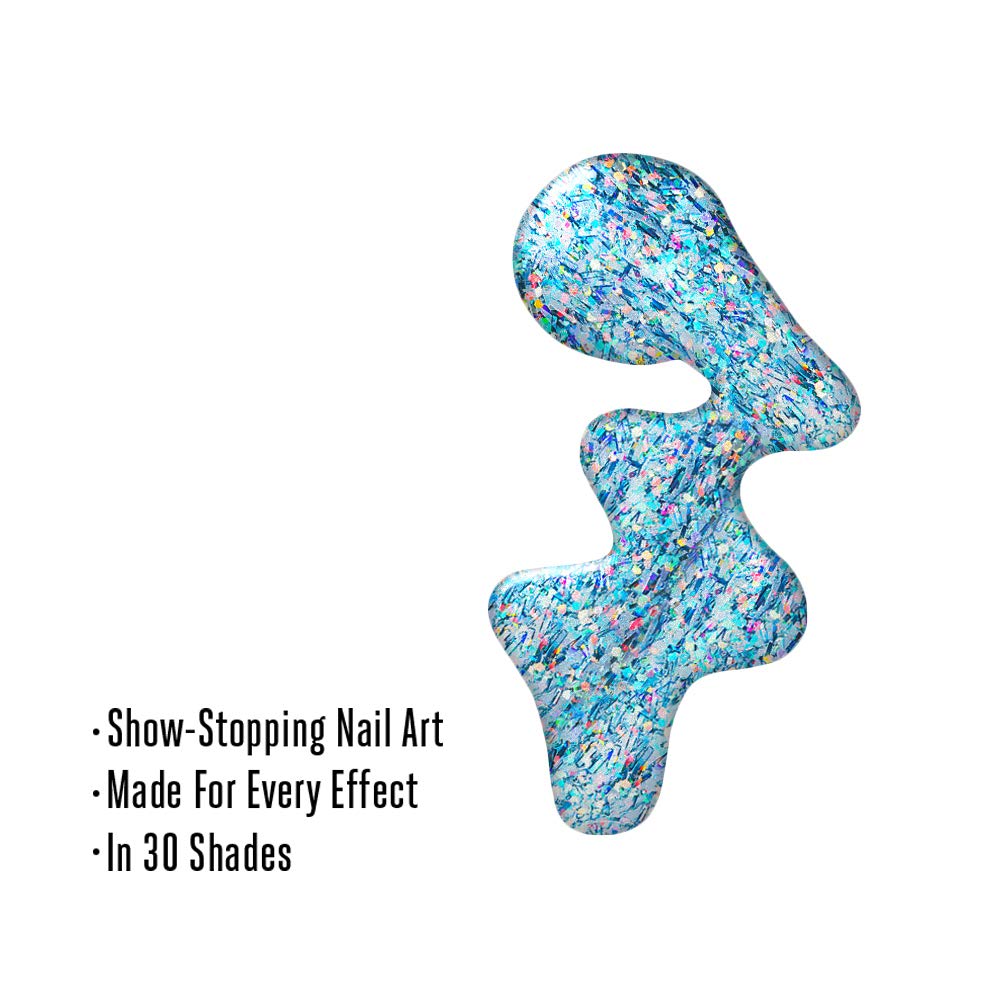 Lakmé Color Crush Nail Art T2, Multicolor, 6 Ml,Shimmery Finish