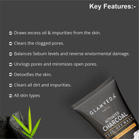 Glamveda Activated Charcoal & Pure Glow Gold Peel Off Mask | Paraben Free | 200 gm (charcoal & Gold)