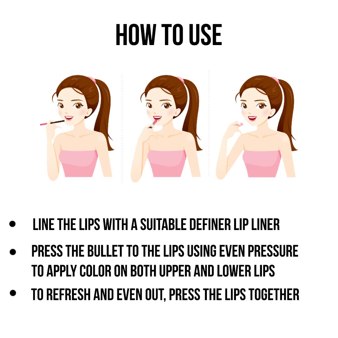 Colorbar Matte me as I am Lipcolor-Leap, Nude, 2 g | Moisturize and condition lips| Long Lasting| Waterproof and Smudge-proof