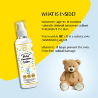 Mom & World Kidsy Face Wash Tear Free, 120ml + Baby Sunscreen Lotion Spf 50 Pa+++