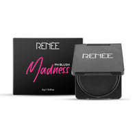 RENEE Madness PH Blush | Instant Unique Pink Payoff | Highly Blendable | Light Weight | Long Lasting | Moisturizing Formula | Enriched With Olive | Macadamia & Shea | Paraben Free & Cruelty Free | 3 Gm