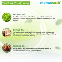 Mamaearth Anti Dandruff Conditioner, With Tea Tree & Ginger Oil, For Dandruff Free Hair 250ml