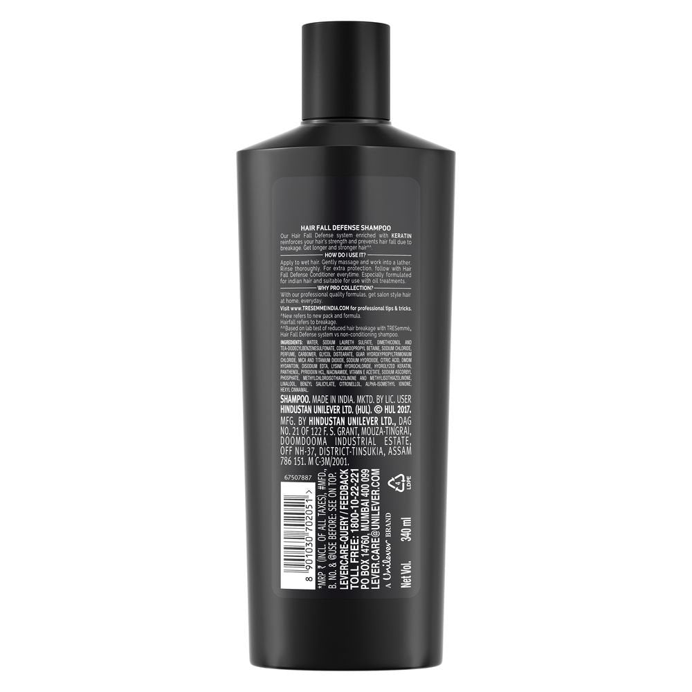 Tresemme Hair Fall Defense Conditioner, 190Ml And Hair Fall Defense Shampoo, 340Ml
