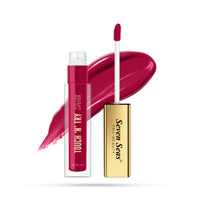 Seven Seas Touch N Try Velvet Liquid Lipstick | Matte Finish | One Swipe Application | Non Transfer | Water Proof | Liquid Lipstick for Women | Long Lasting Stay Up to 8 Hours (25, 4ML)