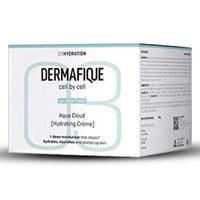 Dermafique Aqua Cloud Hydrating Crème with Shea Butter – 200g, with Seaweed Extracts, Weightless & Non-greasy That Results in Glowing Skin, Moisturizer for Face with Deep Hydration and Nourishment | For All Skin Type