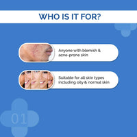 The Derma Co Bye Bye Acne Combo - 3% AHA-BHA Foaming Face Wash (100 ml) + 2% Salicylic Acid Face Serum (30 ml)