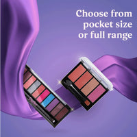 Dazller Eyeshadow 10-in-1 Palette,10g, DES5, Velvety Texture, No Patchiness, Easy blending, with Sponge-Brush Applicator (Multicolor)