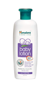 Himalaya Gentle Baby Lotion 100ml | with Almond oil, Olive oil, Country Mallow | Nourishes and moisturizes your baby's  skin