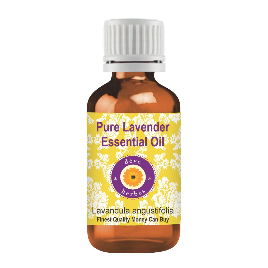 Deve Herbes Pure Lavender Essential Oil (Lavandula angustifolia) Steam Distilled 30ml