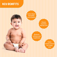 Fixderma Hoopoe Diaper Rash Cream for baby with Zinc Oxide & Panthenol | Prevent Rashes, Redness & Irritation | Baby Rash Cream | Dermatologist Tested (50G)