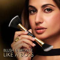Lakmé Absolute Makeup Master Tools - Dual Ended Blush And Contour Brush
