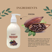 Richfeel Cocoa Butter Moisturizing Body Lotion | 48hr nourishing lotion with 100% Cocoa And Shea Butter| Restores Glow | 200 ml