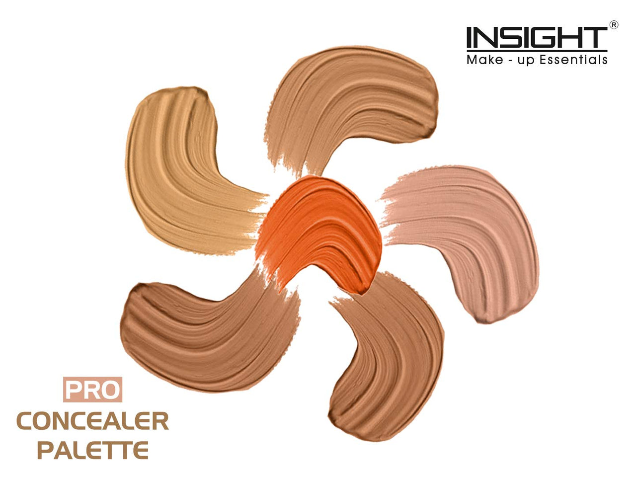 INSIGHT Cosmetics Pro Oil Concealer Palette (Concealer) & Hd Concealer, Full Coverage, Natural Finish, For Acne Prone Skin Type, Golden Sand-04
