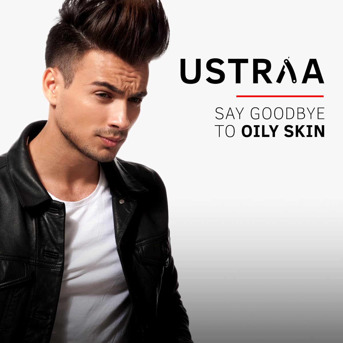 Ustraa De-Tan Face Mask Oily Skin - 125 gm - Wash-off Mask | Effectively Removes Tan & Pollutants | with Highest-grade White Charcoal & French Clay | Cleanses & Balances Oil