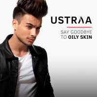 Ustraa De-Tan Face Mask Oily Skin - 125 gm - Wash-off Mask | Effectively Removes Tan & Pollutants | with Highest-grade White Charcoal & French Clay | Cleanses & Balances Oil