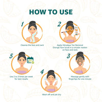 Himalaya Tan Removal Orange Face Scrub, 50g