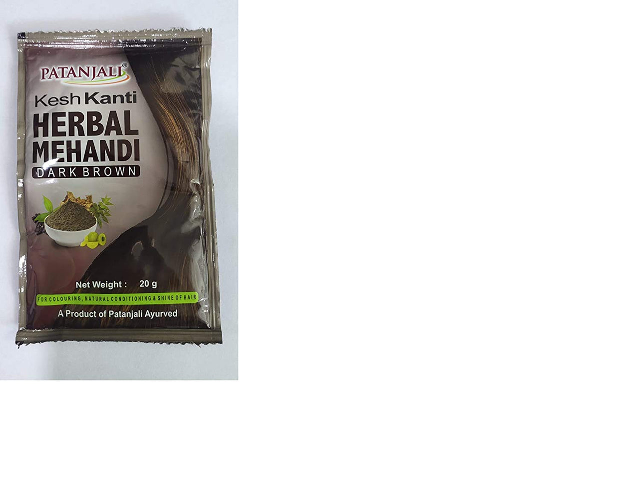 Patanjali Kesh Kanti Herbal Mehandi Dark Brown - Pack of 6