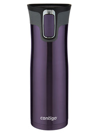 West Loop Stainless Steel Vacuum-Insulated Travel Mug with Spill-Proof Lid, Keeps Drinks Hot up to 5 Hours and Cold up to 12 Hours, 20oz Violet