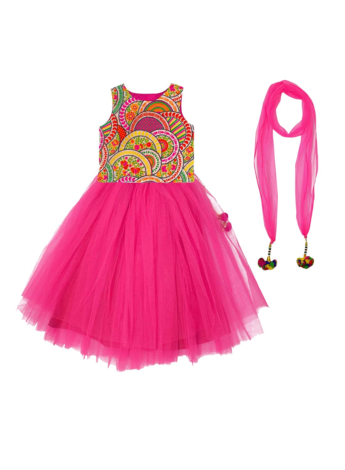 A.T.U.N Girls Lehenga Choli