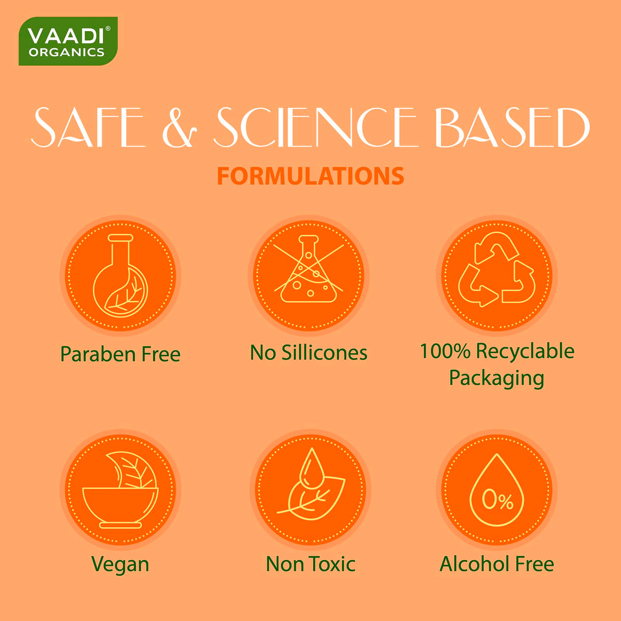 Vaadi Herbals Lip Balm, Orange and Shea Butter, 10gms x 8