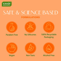 Vaadi Herbals Lip Balm, Orange and Shea Butter, 10gms x 8