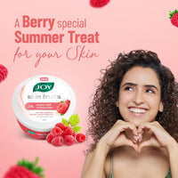Joy Super Soft Skin Cream for 24 Hr Moisturization - Berries (300ml) - Lightweight & Oil Free Moisturizer For Instant Hydration | Non Sticky & Non Greasy Cream for Hands, Face & Body
