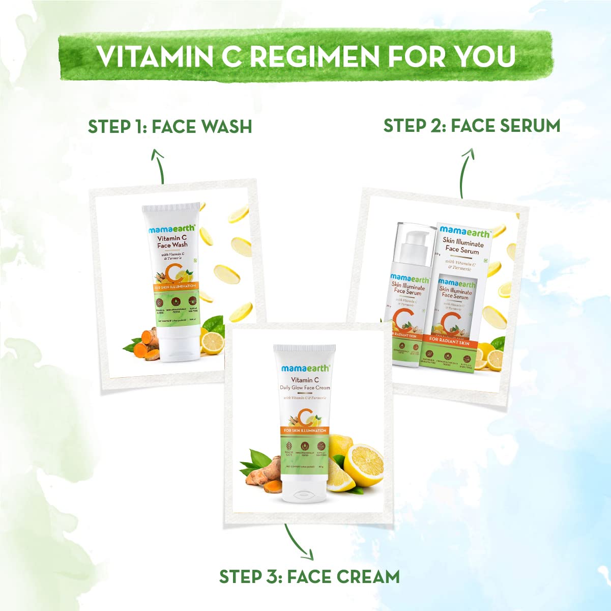 Mamaearth Vitamin C Daily Glow Face Cream With Vitamin C & Turmeric For Skin Illumination - 80 G