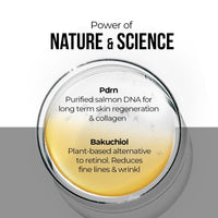 Dr. Sheth's Bakuchiol & Pdrn Ampoule Serum | 3000 PPM PDRN, 0.1% Retinol | Firms & Plumps Skin | Reduces Fine Lines & Wrinkles | Improves Skin Texture | Non-Irritating | For Men & Women | All Skin Type | 30 ml