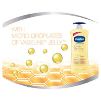 Vaseline Non Greasy, Long Lasting Moisturisation Intensive Care Deep Moisture Body Lotion For Healthy, Glowing Skin for Dry skin- 600 ml