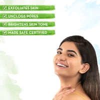 Mamaearth Rice Face Scrub for Glowing Skin, With Rice Water & Niacinamide for Glass Skin - 100 g