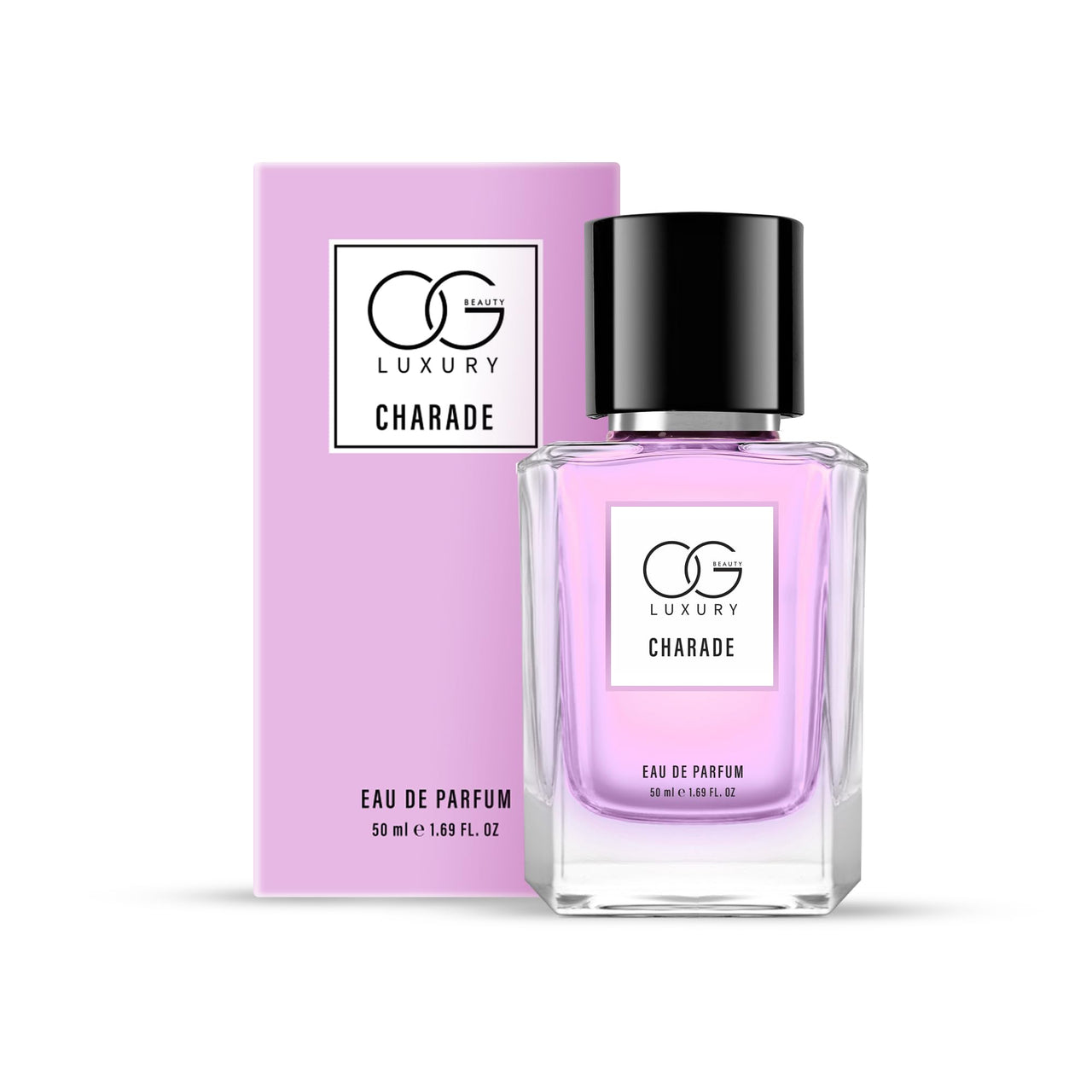 OG BEAUTY LUXURY Charade Eau De Parfum, 50ml | Elegant Perfume for Woman with Pear, Clementine & Pink Pepper | Enriched with Jasmine, Peony & Cedar | Long-Lasting Perfume for Every Occasion