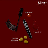 Pilgrim Mega Volume Waterproof Mascara High-definition Volume Smudge-proof Black Passion-02 | 5ml