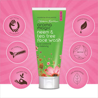 Aroma Magic Neem And Tea Tree Face Wash (PWRD by Niacinamide)- 100 ml (Pack of 2)
