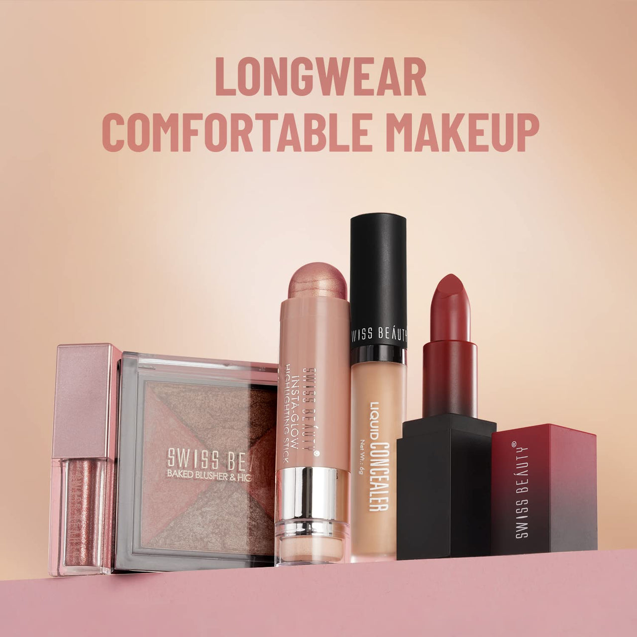 Swiss Beauty Instaglow Highlighting Stick, Face Makeup, Shade-04, 6G