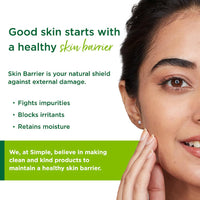 Simple Kind To Skin Refreshing Facial Wash 100 ml | 100% Soap-Free Facewash | For All Skin Types