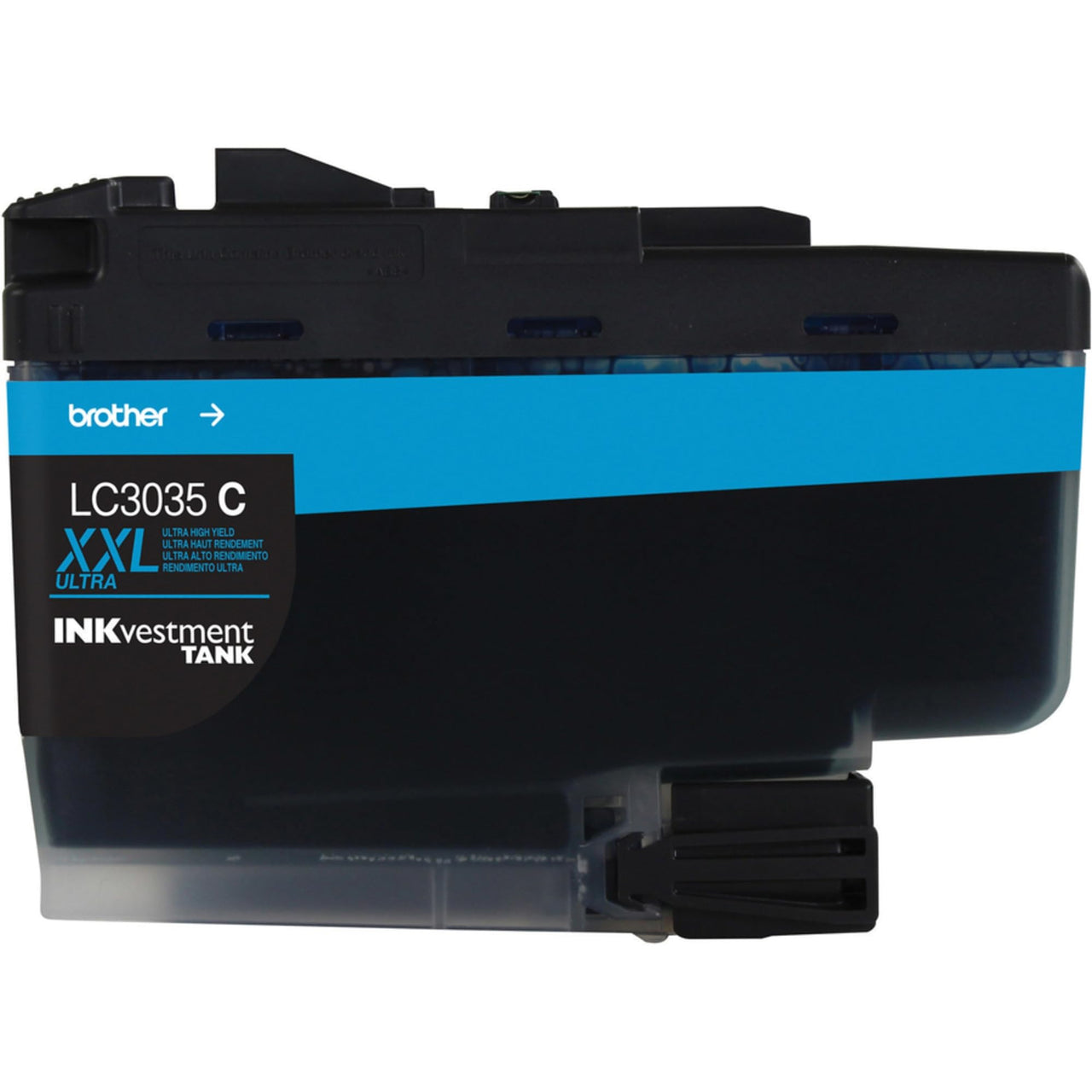 Brother Genuine LC3035C, Single Pack Ultra High-Yield Cyan INKvestment Tank Ink Cartridge, Page Yield Up to 5,000 Pages, LC3035, Dash Replenishment Cartridge