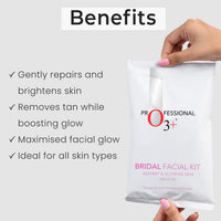 O3+ Vitamin C Serum Glow- Face & Neck Serum- Combination Skin-30ml & O3+ Bridal Facial Kit for Radiant & Glowing Skin - Suitable for All Skin Types (120g Combo