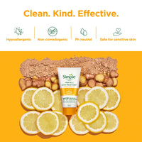 Simple Protect N Glow Vitamin C Glow Facial Wash 100ml | 100% Soap-Free Facewash | Bright & radiant skin| For dull & tired skin