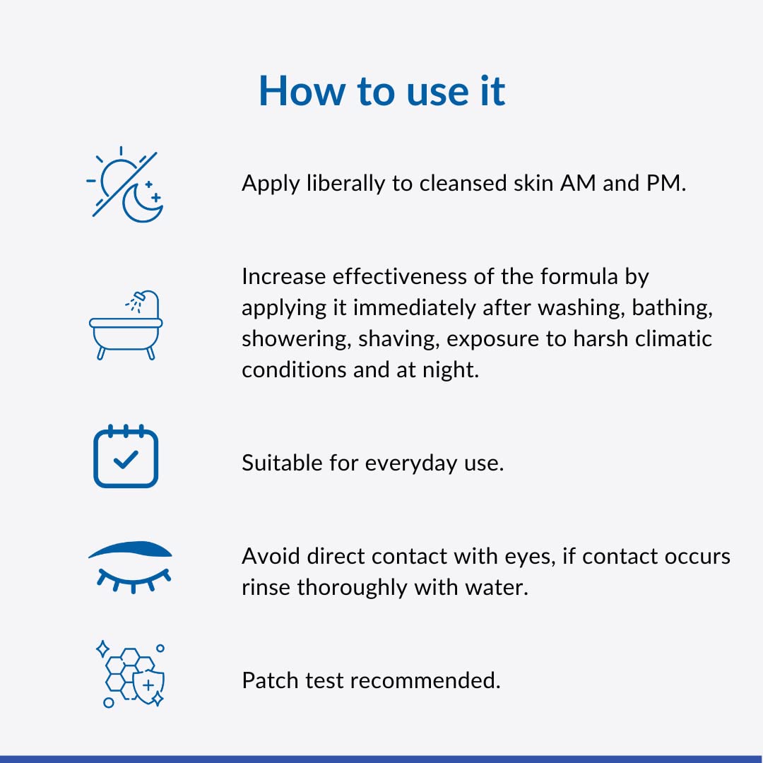 Cerulean Moisturiser for Dry Skin | Glycerin & Hyaluronic for Intense Moisturizing and Skin Strengthening | 100gm | Non-Greasy Barrier Repair Cream with Vitamin E | Dermatologist Recommended Moisturising Cream for Women | Paraben & Fragrance-Free | Non-Co