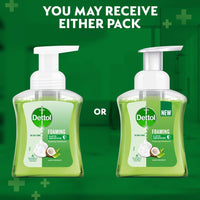 Dettol Foaming Handwash Pump - Aloe Coconut (Pack of 3-250ml each) | Rich Foam | Moisturizing Hand Wash | Soft on Hands